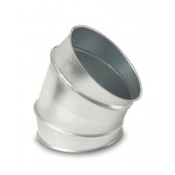 Kolano wzmacniane Ø125 90°,...